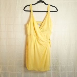L*Space Yellow Wrap Blake Sundress NWT